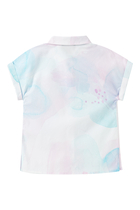 Short Sleeved Floral Print Shirt